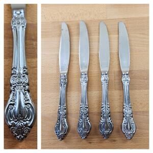 Oneida 'Baton Rouge' Table Knives- Set of 4- Japan